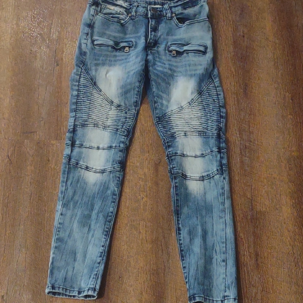 Versace 1969 Womens 28x30 Abbigliamento Sportivo Distressed Stretch Skinny Jeans